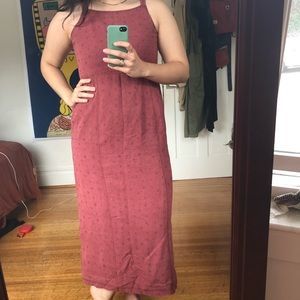 Vintage embroidery maxi dress